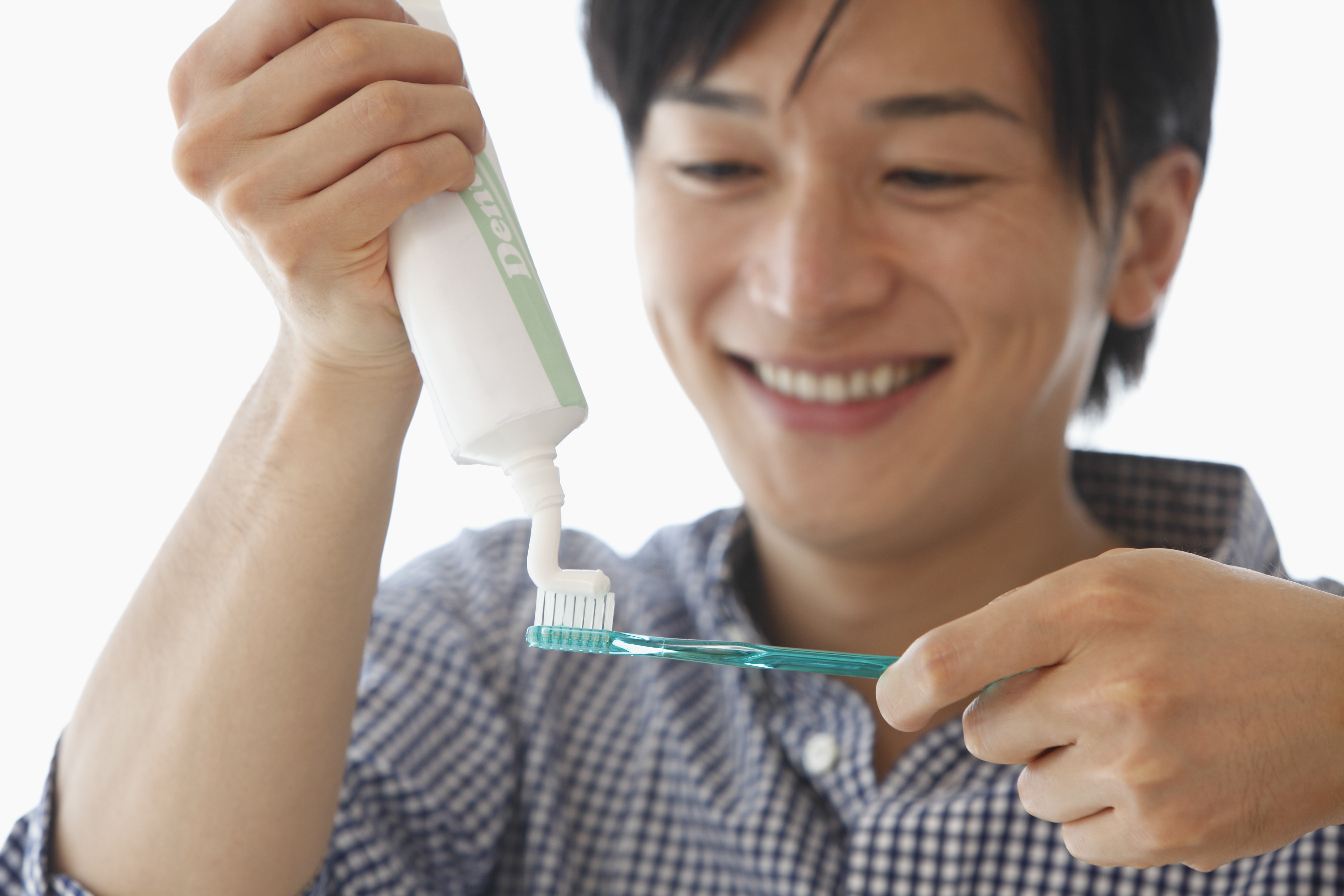 歯みがき粉使用